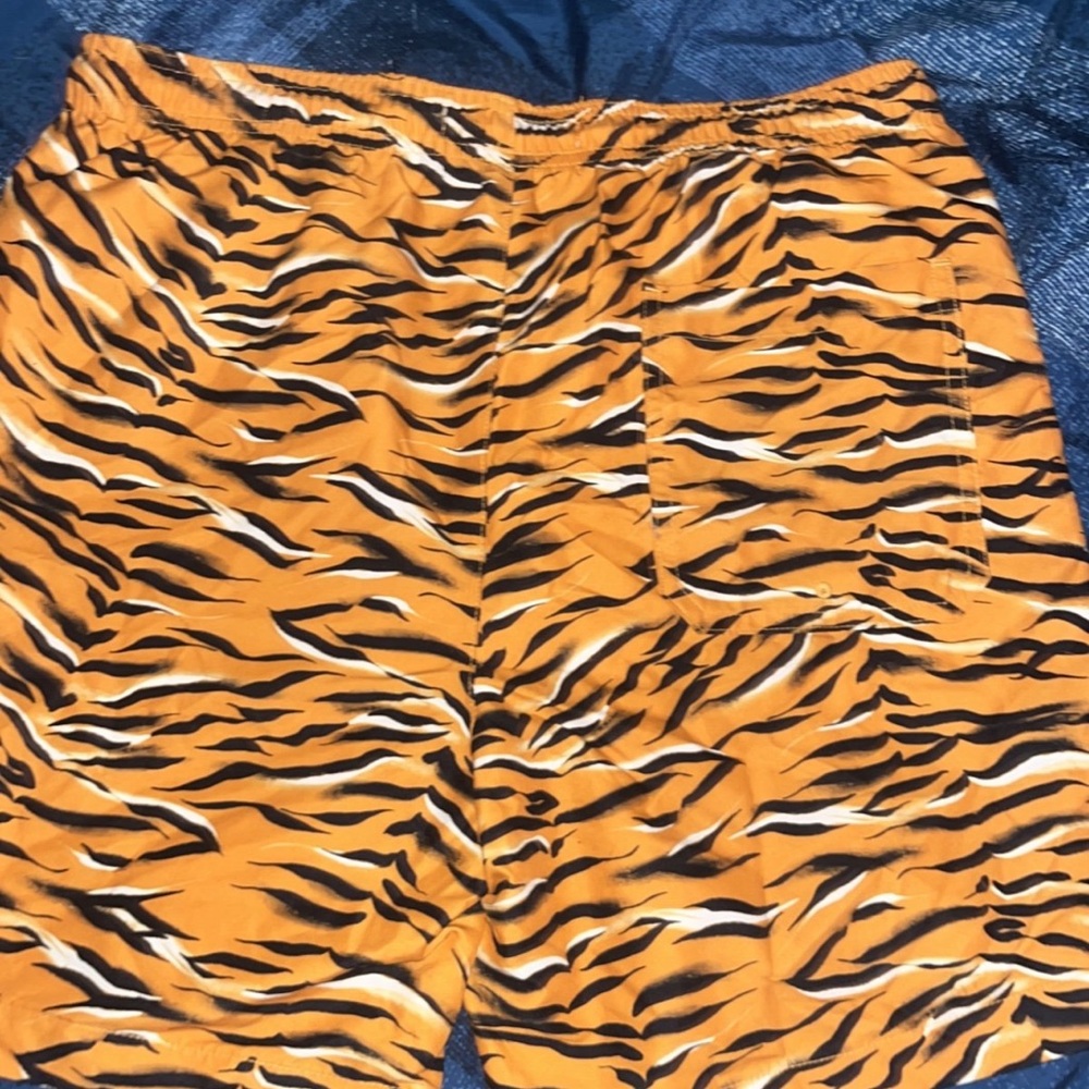 Tiger Print Shorts
